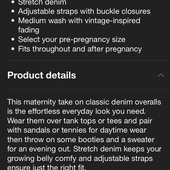 Isabel Maternity Overalls - Picture 7 of 7